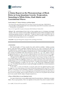 A Status Report on the Phenomenology of Black Holes in Loop Quantum Gravity: Evaporation, Tunneling to White Holes, Dark Matter and Gravitational Waves