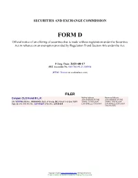 Canyon CLO Fund III L.P. Form D Filed 2021-08-17