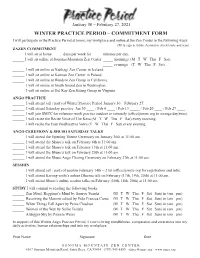 Commitment Form