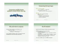 Compression and File Formats Updated to Include HTML5 Video