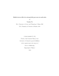 Multielectron Effects in Strong Field Processes in Molecules