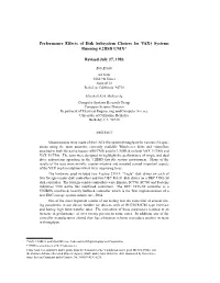 Performance Effects of Disk Subsystem Choices for VAX† Systems Running 4.2BSD UNIX*