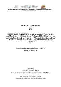 Request for Proposal for Selection of Contractor