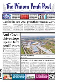 Anti-Covid Drive Steps up As Delta Proliferates Long Kimmarita and Lay Samean Individuals – to Prevent the Virus Spreading