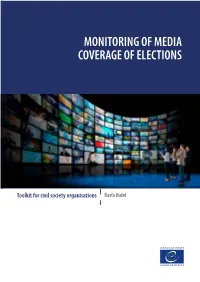 Monitoring of Media Coverage of Elections