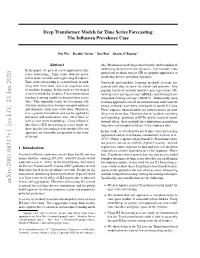 Deep Transformer Models for Time Series Forecasting:The Influenza