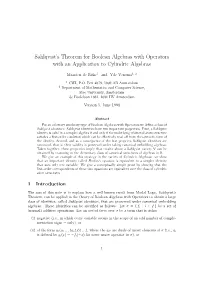 Sahlqvist's Theorem for Boolean Algebras with Operators