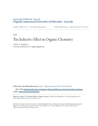 The Inductive Effect in Organic Chemistry Comments Upon Models: C