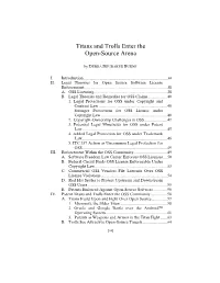 Titans and Trolls of the Open Source Arena