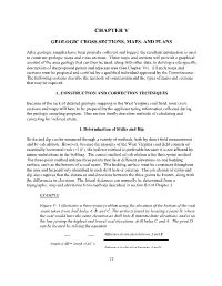 Geologic Cross Sections, Maps, and Plans