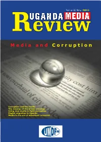 Media and Corruption Page 1 MEDIA and CORRUPTION