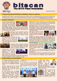 Towards Founding BITS Pilani: Retelling a Story at Variance
