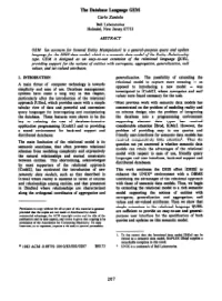 The Database Language 95030