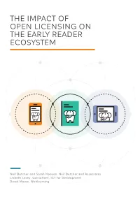 The Impact of Open Licensing on the Early Reader Ecosystem