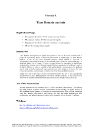 Time Domain Analysis