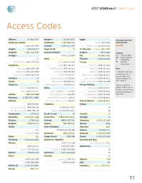 Access Codes