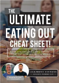 How to Avoid Making BIG Mistakes with Your Nutrition When Eating out Or Ordering Takeaway Aivaras &