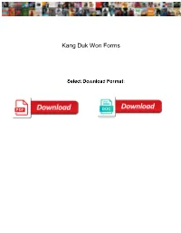 Kang Duk Won Forms