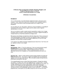 A Review of the Composition of IUCN's Statutory Regions And