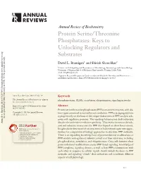 Keys to Unlocking Regulators and Substrates