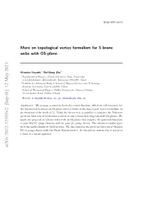 On Topological Vertex Formalism for 5-Brane Webs with O5-Plane