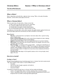 Session 1 Handout