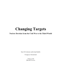 Changing Targets