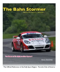 The Bahn Stormer Volume XVI, Issue 5 -- June 2011