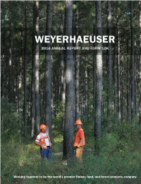 Weyerhaeuser Company 2016 Annual Report