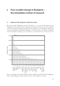 5 Post-Socialist Change in Budapest – the Immediate Context of Research