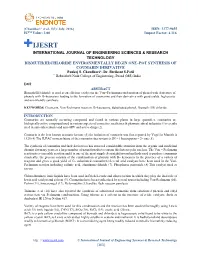 BISMUTH(III)CHLORIDE ENVIRONMENTALLY BEGIN ONE–POT SYNTHESIS of COUMARIN DERIVATIVE Pankaj S