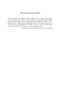 Deconstructing LEGO