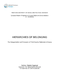 Hierarchies of Belonging
