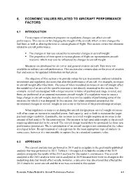 Section 6: Economic Values Related to Aircraft Performance Factors