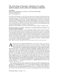 The Charterhouse of Nonenque: a Discussion of an Existing Medieval Nunnery in the Context of Carthusian Architecture