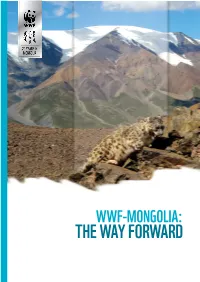 WWF-Mongolia: WWF-Mongolia: the Way Forward • 1 WWF-Mongolia Achievement Summary and Landmark Dates