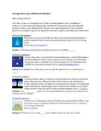 Scavenger Hunt: Learn All About the Weather!