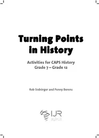 Turning Points in History