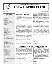 The A.K. NEWSLETTER