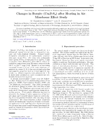 Changes in Bornite (Cu5fes4) After Heating in Air: Mössbauer Effect