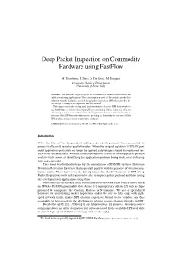 Deep Packet Inspection on Commodity Hardware Using Fastflow