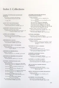 Index I: Collections