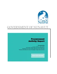 Procurement Activity Report 2016-2017