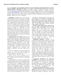 Facts, Theories and Further Questions Around the Ries-Steinheim Simultaneous Impact Event: a Review