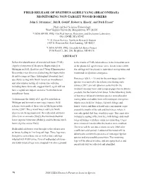 FIELD RELEASE of SPATHIUS AGRILI YANG (BRACONIDAE): MONITORING NON-TARGET WOOD BORERS John S