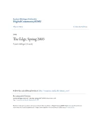 The Edge, Spring 2003