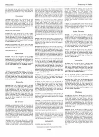 Wisconsin Directory of Radio