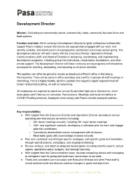 Development Director