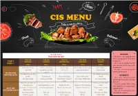 MENU CIS THANG 11 2019.Pdf