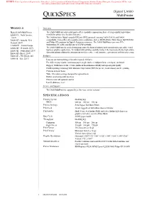 QUICKSPECS Multiprinter